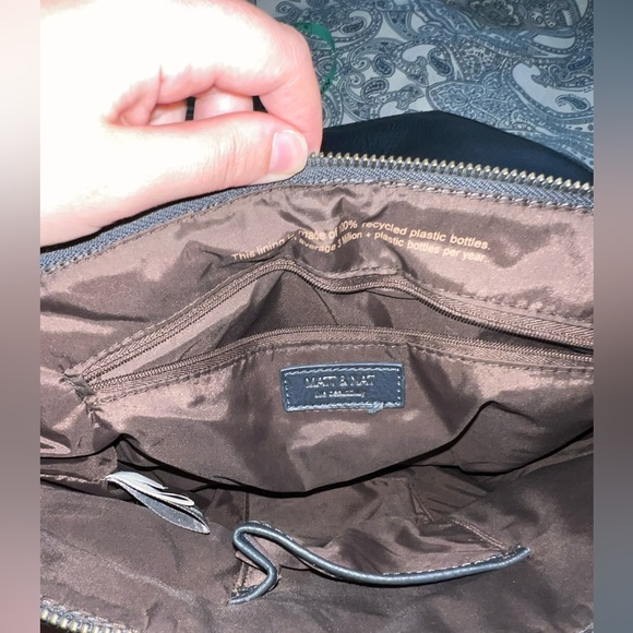 Matt & Nat Minka Vegan Crossbody Bag—Navy Blue - Picture 5 of 10